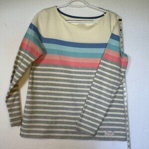 Talbots Size Medium Long Sleeve 100% Cotton Shirt